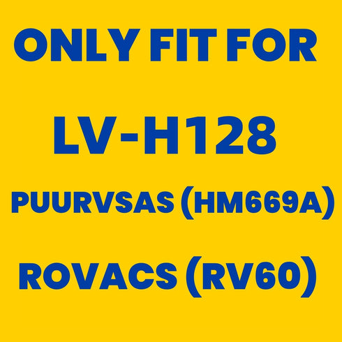 4 Pack LV-H128 Replacement Filter for LEVOIT LV-H128 / PUURVSAS (HM669A) / ROVACS (RV60) Air Purifiers