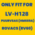 4 Pack LV-H128 Replacement Filter for LEVOIT LV-H128 / PUURVSAS (HM669A) / ROVACS (RV60) Air Purifiers
