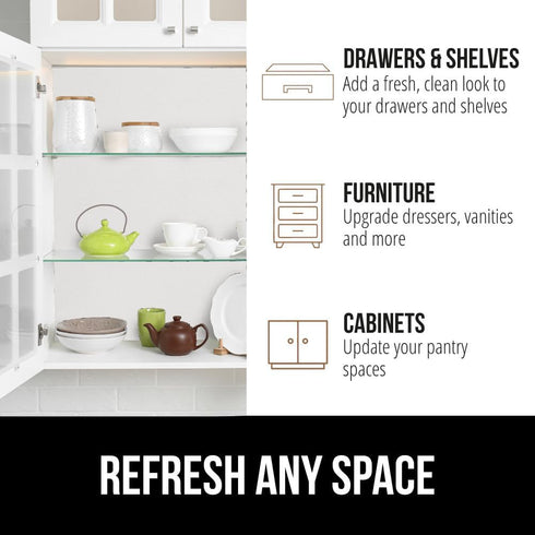 Countertops, 11.8 10 GORILLA GRIP Peel and Stick Paper, Removable Cover for Books, Shelves, Drawers, Cabinets