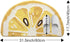 Cozy 1'6" 2'2" Playtime Lemon Cute Fruits Half Round Shaped Bedroom Bathroom Doorway Kitchen Floor Rug Carpet Water