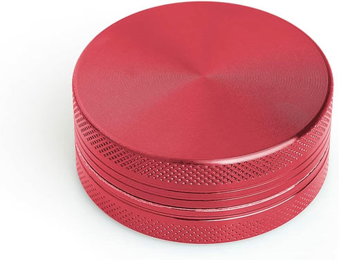 Spice Grinder Crasher 2 Inch Portable Size with Magnetic Lid - Red by HOMVIDA