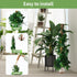 4 Pack 16 inch Moss Pole Monstera Plant Support: Stackable Coco Coir Moss Totem Stake Tall Plants Rod Stand Grow Stick