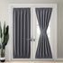 TYRON 2 Pack Screwed Sash Curtain Rod Adjustable 18-30 Inch, 3/8 In. Diameter for French Doors
