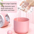 Small Humidifier, Cute Portable Cool Mist with 6 Pcs Humidifier Sticks, 7 Color Night Light