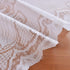 WUBODTI Christmas White Lace Rectangular Tablecloths, Floral Embroidered Angel Pattern, 60W x 84L for Baby Showers &