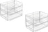 Iron Wire Stackable Chrome Can Rack Organizer