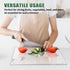 Tempered Glass Cutting Boards, 2PCS 12x16 inch Clear Non-Slip Boards for Kitchen Counter, Heat-Resistant, Easy to Clean