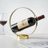 Countertop GeLive Gold Wine Bottle Holder Single Bottle Display Stand Freestanding Wine Rack Kitchen Table Decor Wine