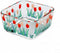 9 OZ Mini Floral Candy Dish, Small Tulip Glass Bowl for Dessert, Snack, and Kitchen Prep