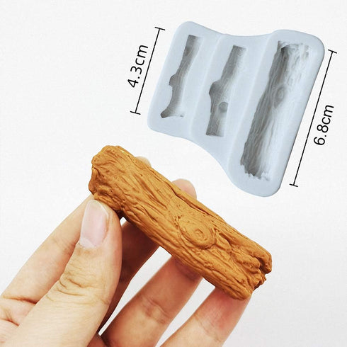 3Pcs/Set Forest Animal Silicone Fondant Molds, Squirrel, Chocolate Candy Moulds for Cake Decorating