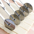 5 Wheel Pastry Cutter, Expandable Stainless Pizza Slicer, Multi-Round Baking Cutter Roller for Cookie Dough