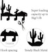 CREATCABIN Cactus Metal Key Holder Organizer Rack, Wall Mounted Decor with 6 Hooks for Entryway, Kitchen, Office, 10.6