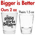 Good Girls Swallow Shot Glass - Funny Gift for Women - Hilarious Bachelorette Party Shot Glasses