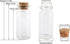 25pcs 10ml Small Glass Bottles with Cork Stoppers, Mini Vials for DIY Art Craft Storage and Party Favors