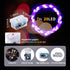 pozzolanas 24 Pack 3 7FT 20 (24, Purple Fairy Lights Battery Operated Modes LED Waterproof String Lights Twinkle Silver