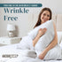 Micropuff Standard Size Pillow Cases, 2 Pack, Soft Hypoallergenic Pillow Cover, 20x30