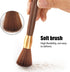 2PCS Coffee Brush, Machine Cleaning Tool with Wood Handle & Natural Soft Bristles for Home Kitchen