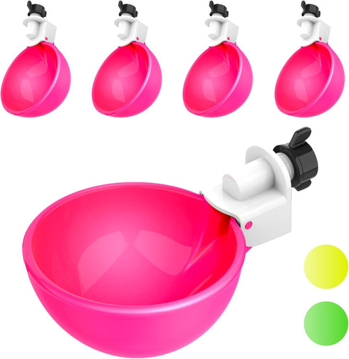 Lil'Clucker - Large Automatic Chicken Waterer Cups Suitable for Ducks, Geese, Turkeys,