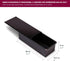 Gobel 15.74" 4.13" 3.50" - Non-Stick Soft Bread Pan with Sliding Lid - W x D x H - Quality Material, Easy Demould