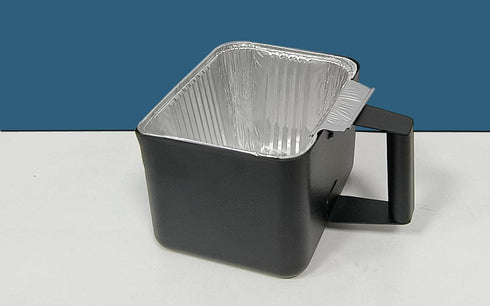 BBQMFG 4 Pack 20 Grill Grease Cup Liners for Pit Boss Griddle, BBQ Drip Pan Liners Compatible with Blue Rhino Razor
