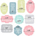Motivational Magnets, 1 Peel Apart Sheet of 10 Girl Power Locker Magnets, Positive Affirmation Fridge Magnets