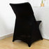 Premium Black Spandex Chair Cover for Lifetime Folding Chairs