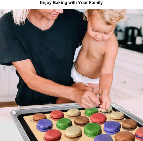 PHILORN Silicone Baking Mat Set, 16.5" x 11.42" with Baking Tools