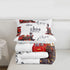 Set Set Set Set 1 Feelyou Cartoon Car Bedding Kids Train Comforter Boys Girls Choo-Choo Rail Roads Tracks Decor