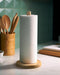 KitchLife Wooden Paper Towel Holder Countertop, Fits Jumbo Roll - Solid Beechwood
