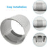 Qualward Air Conditioner Hose Extension Coupler, 5.9 Inches, Universal Portable AC Exhaust Vent Hose Connector