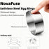 NOVAFUSE Set 4 of Fried Egg Moulds, Stainless Steel Egg Rings, Omelette Mould, Pancake Mould