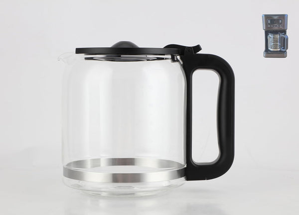 14 Cups Glass Coffee Maker Replacement for Mr. Coffee, BPA-Free, Food Safe, Heat-Resistant Handle