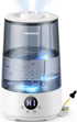 Homvana Humidifiers for Bedroom - 3.6 L Cool Mist Top-Fill, 34H Super Long Time, Quiet 16dB, Baby Humidifier, Oil