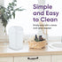 Superio Mini Desktop Trash Can, Portable Plastic Garbage Can for Countertop, Bathroom, Compact Waste Bin 5L