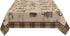 Verdiqor 54x72 Inch Brown Coffee Theme Rectangle Tablecloths, Waterproof Washable Table Cover for Party, Kitchen