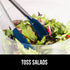 GORILLA GRIP Stainless Steel Kitchen Tongs, Heat Resistant, 9 + 12 Inch, Set of 2 BBQ Tong with Non Scratch Silicone Tip