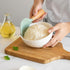 MAGICLULU Silicone Rice Spoon, Kitchen Utensils, Wooden Rice Paddle, Reusable Rice Serving Spoon