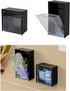 Magnetic Wall Mounted Bathroom Organizer, Cotton Pad Holder Makeup Box for Storage Container
