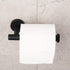 GERZ Bathroom Toilet Paper Holder, SUS 304 Stainless Steel Matte Black Wall Mount Tissue Roll Holder