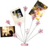 8-Branch Family Tree Picture Frame Holder, Card Photo Clips Holder for Memo Notes and Christmas Displays