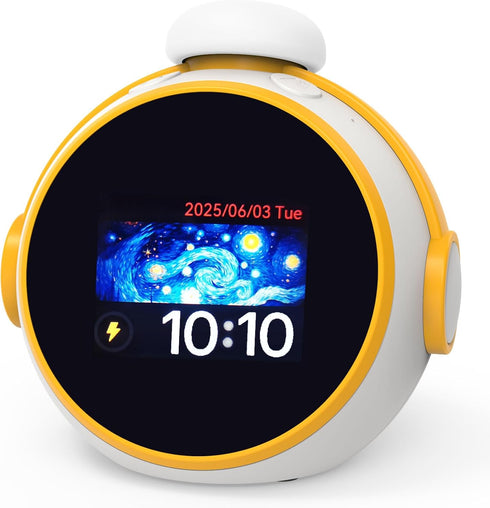 Lemonkylin AI Clock, Alarm Clock for Kids, Clock with ChatGPT, AI Device, Sound