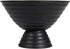 Creative Co-Op Boho Wood Pedestal Serving Bowl, Black Finish by Creative Co-Op