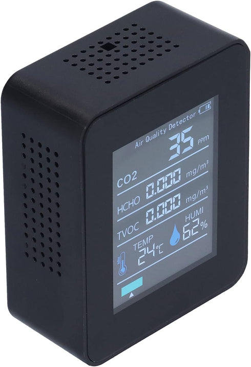 Detector Test Kit for Home: Wide Range Applications for Temperature and Humidity (Black)