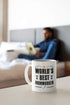 Ironworker Gifts - World's Best Iron Worker 11 Ounce Coffee Mug, Gift Idea for Co-Worker