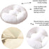 LCYZ 18in Futon Seat Cushion,Overstuffed Round Tatami Indoor Outdoor Seat Pads Chair Pad,Papasan Solid Color Footstool