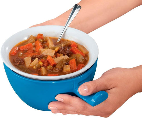 Ceramic Handy Gourmet Cool Touch Microwave Bowl
