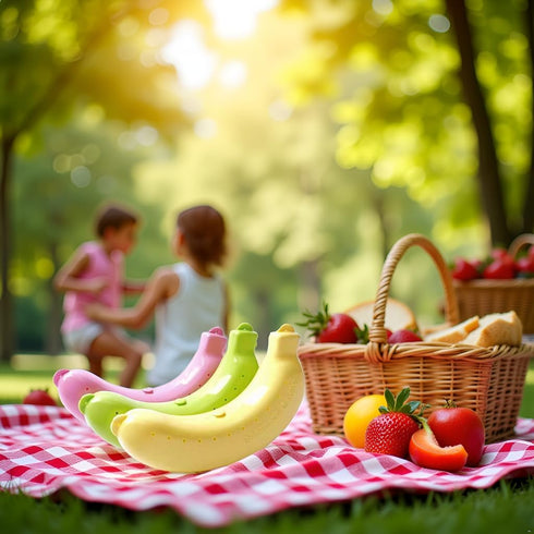 Junfamilee 3Pcs Banana Storage BPA-Free Outdoor Travel Case,Keep Fresh Banana Keeper and Protector, Cute Banana Carrier