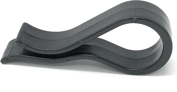 Strut Clip - Grid Towels Scarf Hanger Pant Plastic Jet Clips Garment Shirt Coat Sweater Trousers Pack (100 Black)