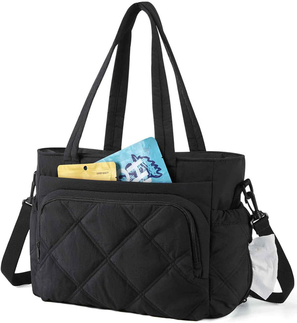 BAGSMART Lunch Bag Women Large Lunch Box Insulated Tote Bag with Multi-Pockets