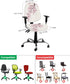Cherry Blossoms Office Chair Cover, Stretchable Computer Chair Seat Cover, Pink Spring Floral Design